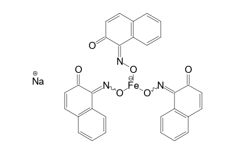 Ferrate(1-), tris(1,2-naphthalenedione 1-oximato-O,O')-, sodium