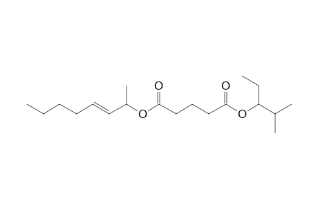 Glutaric acid, 2-methylpent-3-yl oct-3-en-2-yl ester