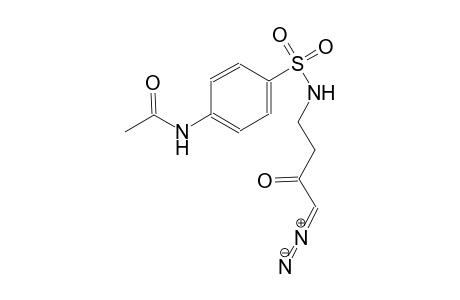 N-(4-{[(4-diazo-3-oxobutyl)amino]sulfonyl}phenyl)acetamide