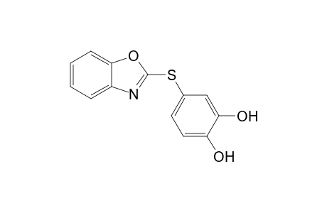 4-(Benzo[d]oxazol-2-ylthio)benzene-1,2-diol