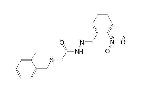 acetic acid, [[(2-methylphenyl)methyl]thio]-, 2-[(E)-(2-nitrophenyl)methylidene]hydrazide