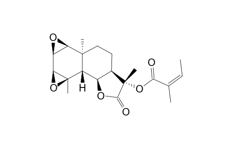 DECIPIENIN-B;11-ALPHA-ANGELOYLOXY-1-ALPHA,2-ALPHA-3-ALPHA,4-ALPHA-DIEPOXY-5-BETA-H,6-ALPHA-H,7-ALPHA-H,10-ALPHA-ME-EUDESMAN-6,12-OLIDE