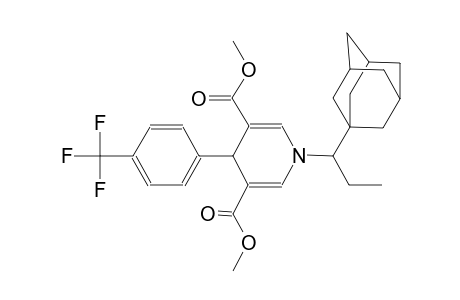 3,5-pyridinedicarboxylic acid, 1,4-dihydro-1-(1-tricyclo[3.3.1.1~3,7~]dec-1-ylpropyl)-4-[4-(trifluoromethyl)phenyl]-, dimethyl ester