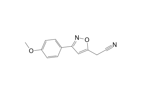 5-Cyanomethyl-3-(4'-methoxyphenyl)isoxazole