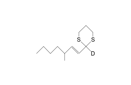 2-Deuterio-2-(3-methyl-1-heptenyl)-1,3-dithiane