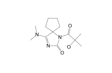 4-(Dimethylamino)-1-(2-hydroxy-2-methylpropanoyl)-1,3-diazaspiro[4.4]non-3-en-2-one
