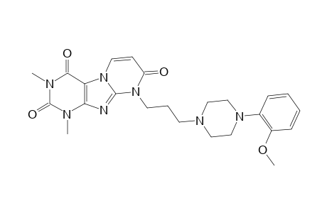 1,3-Dimethyl-9-{3-[4-(2'-methoxyphenyl)-1-piperazinyl]propyl}-2,4,8-trioxo-1,3-dihydro-9H-pyrimido[2,1-f]purine