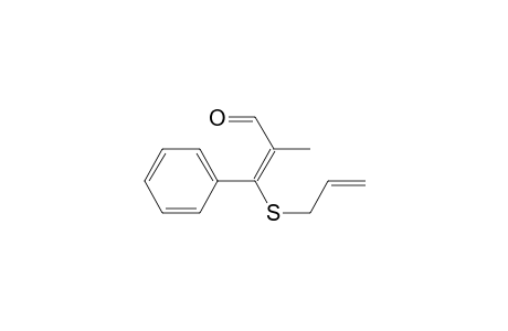 2-Propenal, 2-methyl-3-phenyl-3-(2-propenylthio)-, (E)-