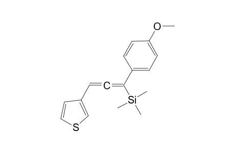 (1-(4-methoxyphenyl)-3-(thiophen-3-yl)propa-1,2-dien-1-yl)trimethylsilane