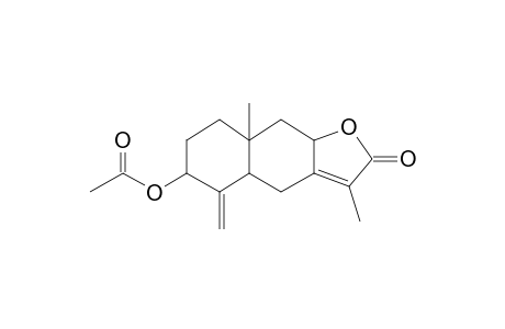 6-Hydroxy-3,8A-dimethyl-5-methylidene-4A,6,7,8,9,9A-hexahydro-4H-benzo[F][1]benzofuran-2-one, ac derivative