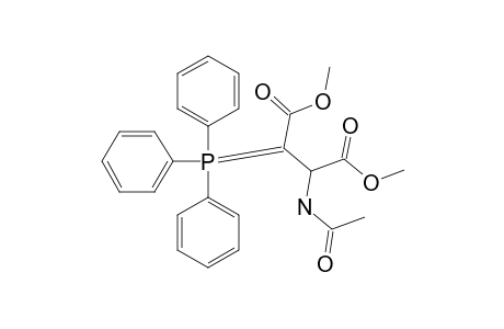 DIMETHYL-2-(ACETAMINO)-3-(TRIPHENYLPHOSPHORANYLIDENE)-BUTANDIOATE;MAJOR-ISOMER