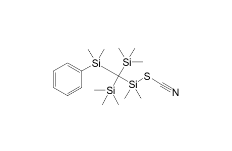 {Di(trimethylsilyl)[dimethyl(phenyl)silyl]methyl}thiocyanodimethylsilane