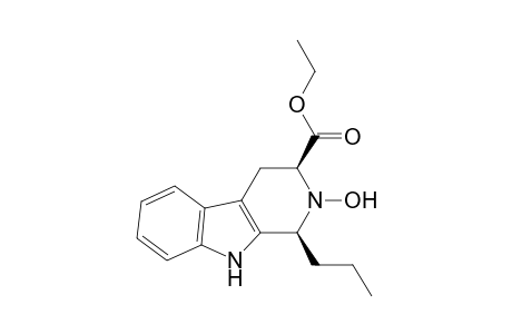 1H-Pyrido[3,4-b]indole-3-carboxylic acid, 2,3,4,9-tetrahydro-2-hydroxy-1-propyl-, ethyl ester, cis-