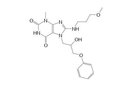 7-(2-hydroxy-3-phenoxypropyl)-8-[(3-methoxypropyl)amino]-3-methyl-3,7-dihydro-1H-purine-2,6-dione