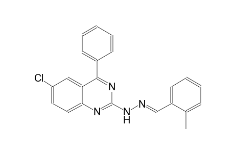 2-methylbenzaldehyde (6-chloro-4-phenyl-2-quinazolinyl)hydrazone