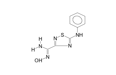 5-ANILINO-1,2,4-THIADIAZOL-3-CARBOXAMIDOXIME