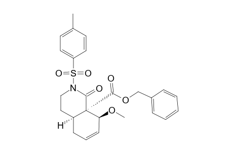 endo-(4aRS,8RS,8aRS)-8a-(Benzyloxycarbonyl)-8-methoxy-2-(p-toluenesullfonyl)-1-oxo-1,2,3,4,4a,5,8,8a-octahydroisoquinoline