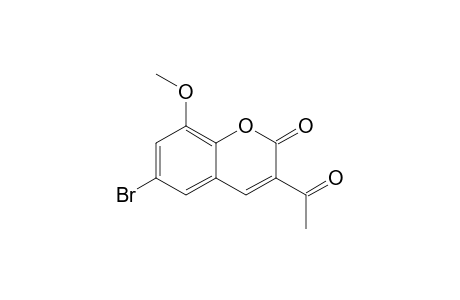 3-ACETYL-6-BROMO-8-METHOXY-2H-1-BENZOPYRAN-2-ONE