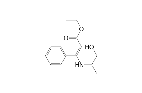 Ethyl 3-(3'-hydroxyprop-2'-yl)amino-3-phenylpropenoate