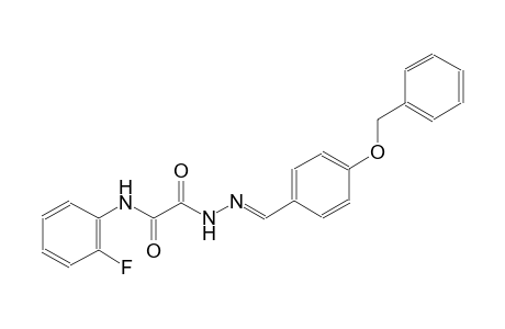 acetic acid, [(2-fluorophenyl)amino]oxo-, 2-[(E)-[4-(phenylmethoxy)phenyl]methylidene]hydrazide