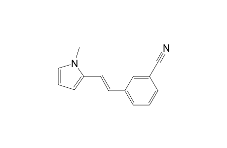 3-[(E)-2-(1-methyl-2-pyrrolyl)ethenyl]benzonitrile