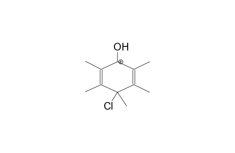 1-CHLORO-4-HYDROXYPENTAMETHYLBENZOLONIUM CATION