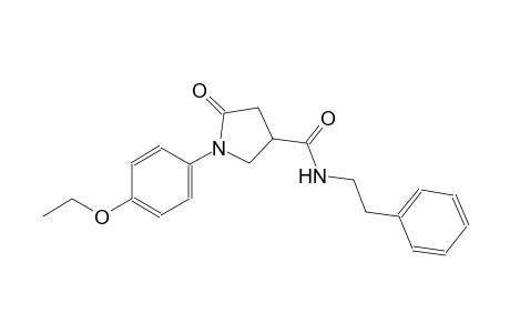 Pyrrolidine-3-carboxamide, 1-(4-ethoxyphenyl)-5-oxo-N-(2-phenylethyl)-