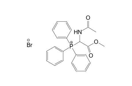 Phosphonium, [1-(acetylamino)-2-methoxy-2-oxoethyl]triphenyl- , bromide, salt