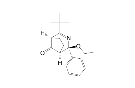(1.alpha.,4.alpha.,5.alpha.)-2-(t-Butyl)-4-ethoxy-4-phenyl-3-azabicyclo[3.2.1]oct-2-en-8-one