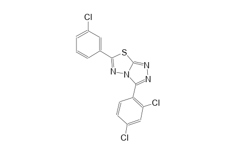 6-(3-chlorophenyl)-3-(2,4-dichlorophenyl)[1,2,4]triazolo[3,4-b][1,3,4]thiadiazole