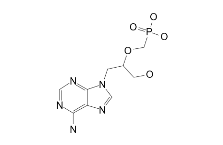 [1-(6-aminopurin-9-yl)-3-hydroxypropan-2-yl]oxymethylphosphonic acid