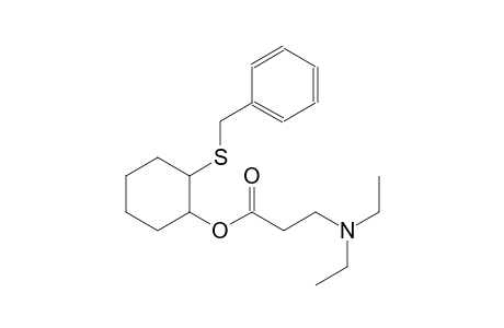 beta-alanine, N,N-diethyl-, 2-[(phenylmethyl)thio]cyclohexyl ester