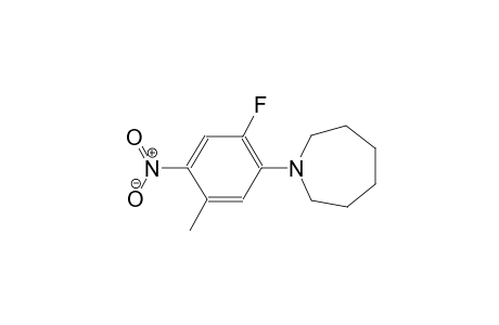 1H-azepine, 1-(2-fluoro-5-methyl-4-nitrophenyl)hexahydro-