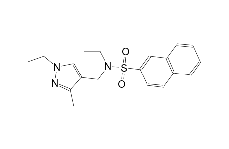 2-naphthalenesulfonamide, N-ethyl-N-[(1-ethyl-3-methyl-1H-pyrazol-4-yl)methyl]-