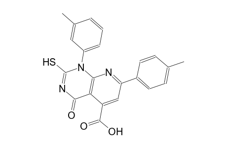 pyrido[2,3-d]pyrimidine-5-carboxylic acid, 1,4-dihydro-2-mercapto-1-(3-methylphenyl)-7-(4-methylphenyl)-4-oxo-