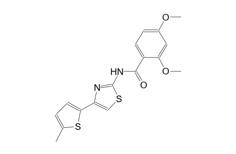 2,4-dimethoxy-N-[4-(5-methyl-2-thienyl)-1,3-thiazol-2-yl]benzamide