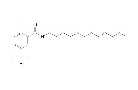 Benzamide, 2-fluoro-5-trifluoromethyl-N-dodecyl-