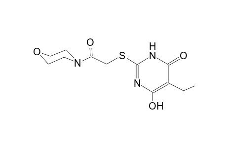 5-ethyl-6-hydroxy-2-{[2-(4-morpholinyl)-2-oxoethyl]sulfanyl}-4(3H)-pyrimidinone