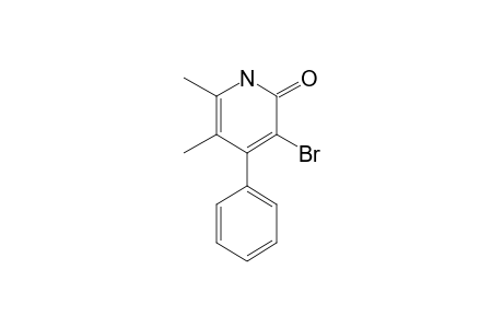 3-Bromo-5,6-dimethyl-4-phenyl-2-pyridone