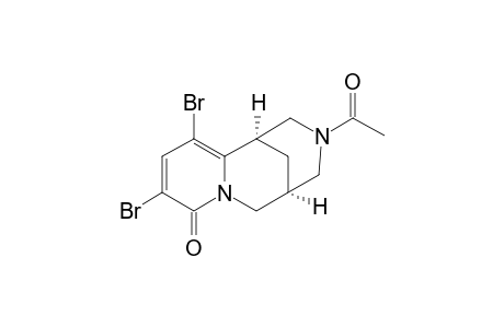 3,5-Dibromo-N-acetylcytisine