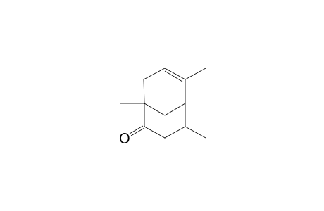 Bicyclo[3.3.1]non-6-en-2-one, 1,4,6-trimethyl-, endo-