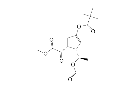 (3S,4R)-1-[(t-Butyl)carbonyloxy]-3-[(R)-1'-(formyloxy)ethyl]-4-[(methoxycarbonyl)carbonyl]-1-cyclopentene