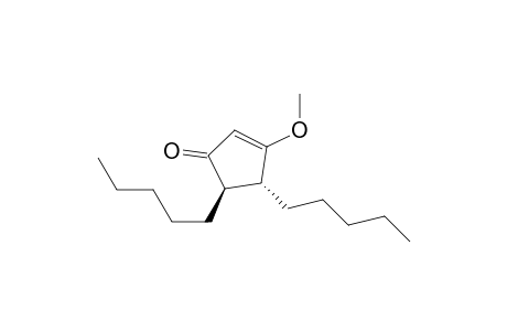 (4R,5R)-3-methoxy-4,5-dipentyl-1-cyclopent-2-enone