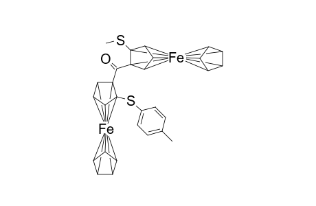 (Sp)-[2-(4-Methylphenylsulfanyl)ferrocenyl]-(Sp)-[2-(methylsulfanyl)ferrocenyl]methanone