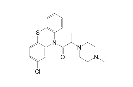 10H-Phenothiazine, 2-chloro-10-[2-(4-methyl-1-piperazinyl)-1-oxopropyl]-