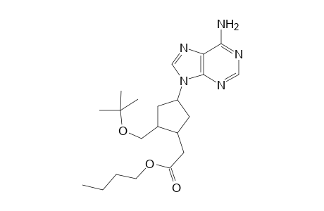 Butyl t-4-(6'-Amino-9'H-purin-9'-yl)-t-2-[(t-butoxy)methyl]cyclopentane-t-1-acetate