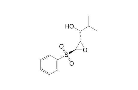 2-Methyl-1-[(trans)-3-(phenylsulfonyl)oxiran-2-yl]propan-1-ol