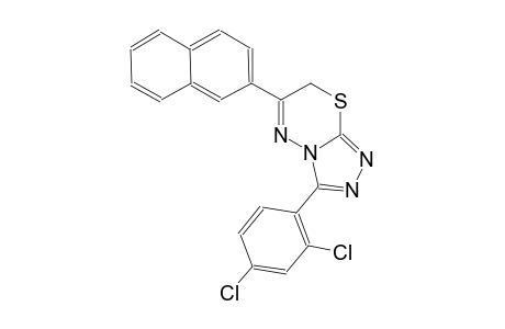 3-(2,4-dichlorophenyl)-6-(2-naphthyl)-7H-[1,2,4]triazolo[3,4-b][1,3,4]thiadiazine