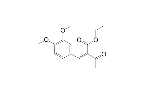 4-(3,4-DIMETHOXYPHENYL)-3-ETHOXYCARBONYL-3-BUTEN-2-ONE;MAJOR_ISOMER