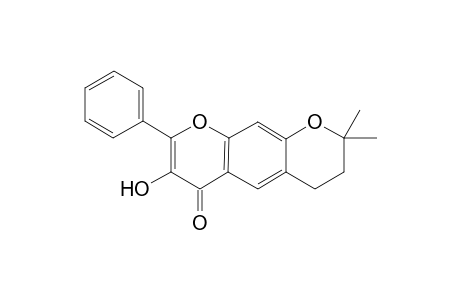 2H,6H-Benzo[1,2-b:5,4-b']dipyran-6-one, 3,4-dihydro-7-hydroxy-2,2-dimethyl-8-phenyl-